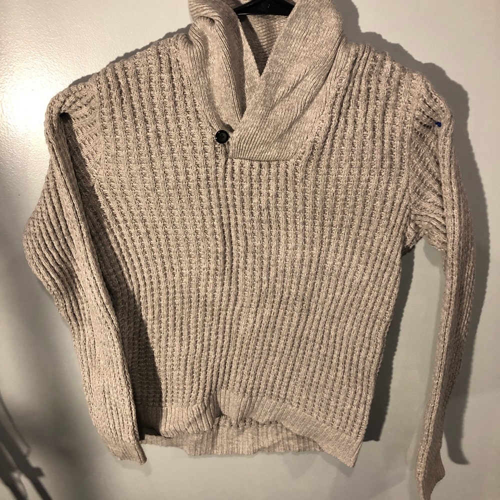 grey gap cardigan sweater mens